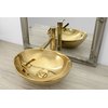 Rea SOFIA GOLD keramické umývadlo na dosku 41 x 34,5 cm U9015