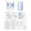 Rea NIXON CHROM sprchový kút 150 x 80 x 190 cm sklo číre, ľavé prevedenie K5010-K5008L