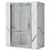 Rea MOLIER CHRÓM sprchové dvere zalamovacie 80 x 190 cm K6367+K3261
