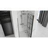 Rea MOLIER BLACK sprchové dvere zalamovacie 100 x 190 cm K6963+K6395