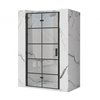 Rea MOLIER BLACK sprchové dvere zalamovacie 100 x 190 cm K6963+K6395