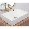 Rea INGA WHITE keramické umývadlo na dosku 51 x 34,5 cm U1022