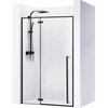 Rea FARGO BLACK sprchové dvere jednokrídlové 110 x 195 cm K6325