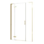 Rea HUGO GOLD BRUSH sprchové dvere jednokrídlové 130 x 200,5 cm K8413+K6610