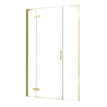 Rea HUGO GOLD BRUSH sprchové dvere jednokrídlové 130 x 200,5 cm K8413+K6610
